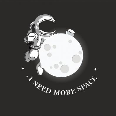 I Need More Space Vector Art - Cre8iveSkill