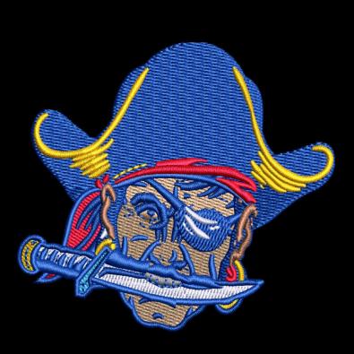 Pirate Embroidery Design - Cre8iveSkill