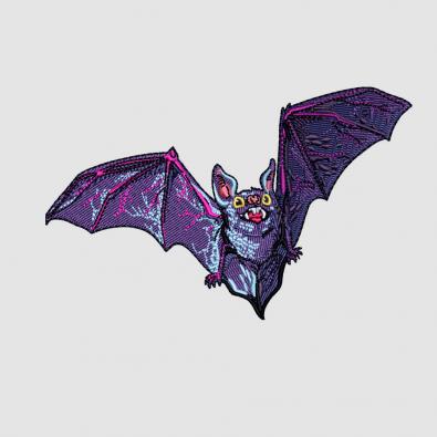 Bat Digitized Embroidery Design | Cre8iveSkill