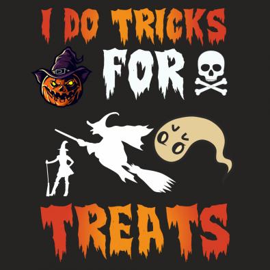 I Do Tricks For Treats Vector Art Design | Cre8iveSkill