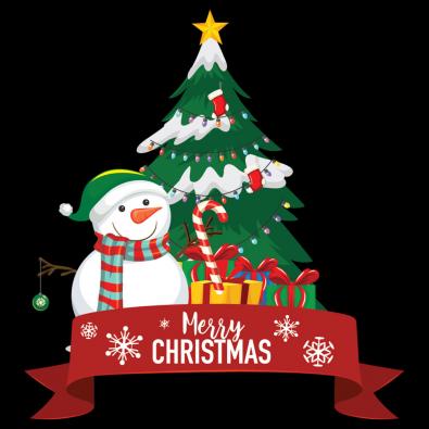 Merry Christmas Snowman Vector Design | Cre8iveSkill