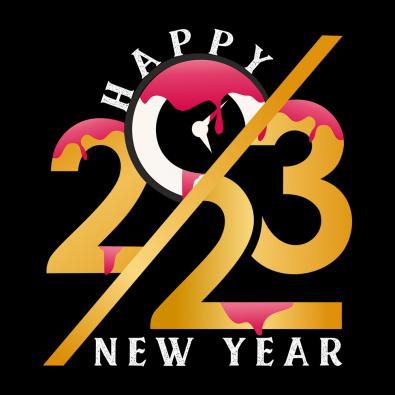 Happy New Year 2023 Vector Graphic Design | Cre8iveSkill