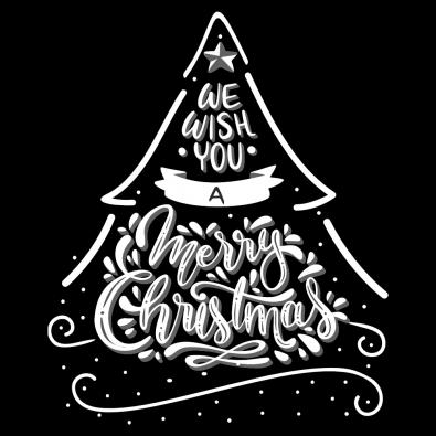 We Wish You A Merry Christmas Vector Design | Cre8iveSkill