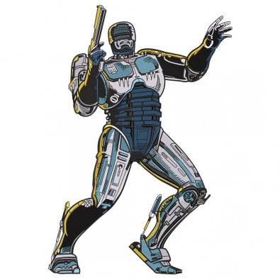 Robocop Embroidery Design