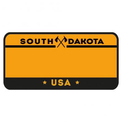 High Quality South Dakota License Plate Vector Graphic Design | Cre8iveSkill