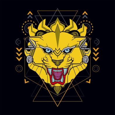 Tiger Face Vector Graphic Design | Cre8iveSkill