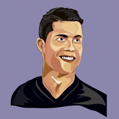 Cristiano Ronaldo Vector Graphic Design | Cre8iveSkill