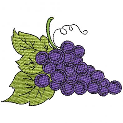 Blueberry Embroidery Digitized Embroidery Design | Cre8iveSkill