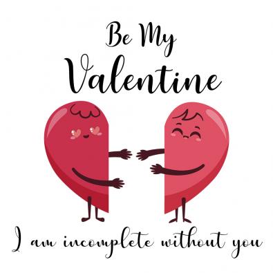 I Am Incomplete Without You Vector Art Design | Cre8iveSkill