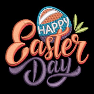 Embroidery Design  Happy Easter Day - Cre8iveskill