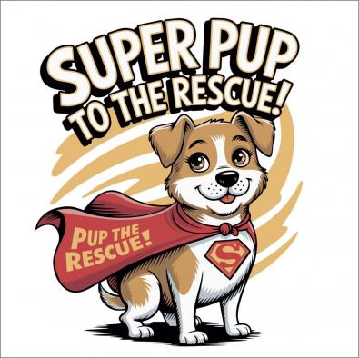 Super Dog Vector Design By Cre8iveskill