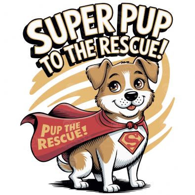Super Dog Vector Design By Cre8iveskill