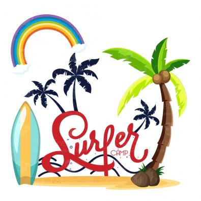Quality Surfer Camp Vector Art Design  | Cre8iveSkill