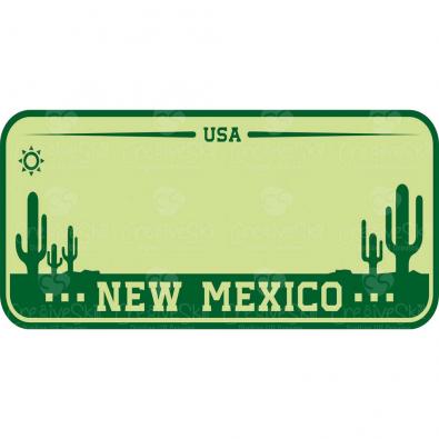 New Mexico License Plate Vector Design | Cre8iveSkill