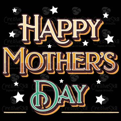Happy Mothers Day Vector Graphic Design For T-Shirts | Cre8iveSkill