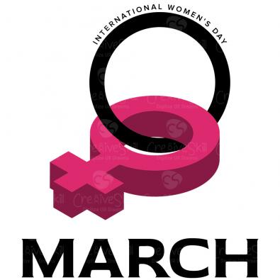 Happy International Women Day Vector Graphics Design