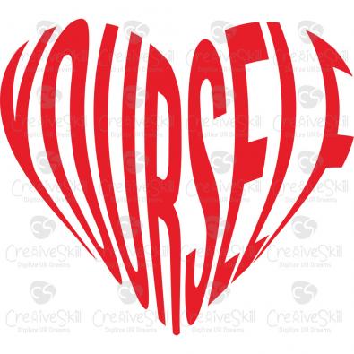 Love Yourself Vector Design - Cre8iveSkill
