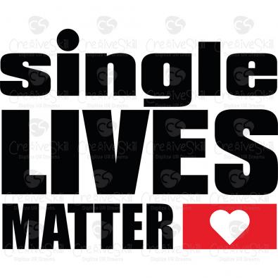 Single Lives Matter Vector Graphic Design - Cre8iveSkill