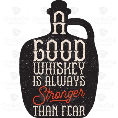 A Good Whiskey Vector Art Design
