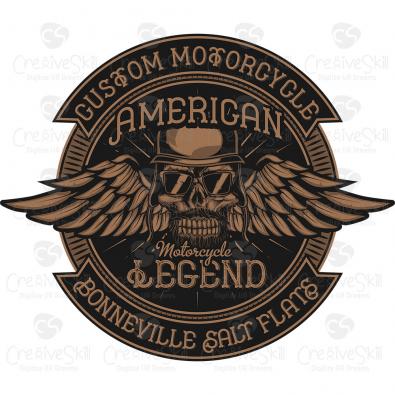 Vector Design: American Legends Motorcycle