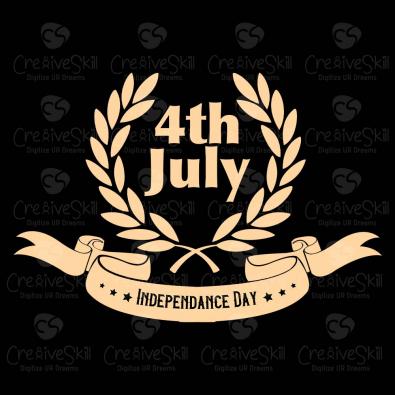Embroidery Design 4th of july Independence Day-Cre8iveskill