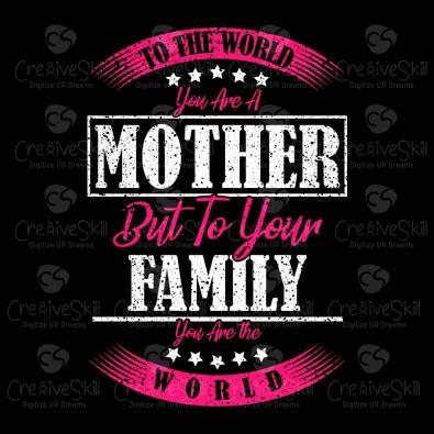 Mothers day Vector Art Design-Cre8iveskill