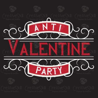 Vector Art Anti Valentine Party
