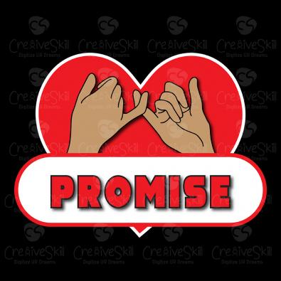 Buy Happy Promise Day Vector Graphic Design | Cre8iveSkill
