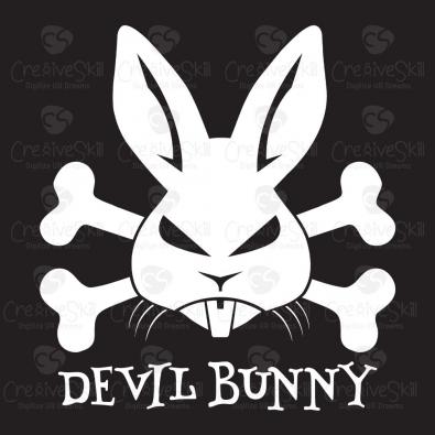 Devil Bunny | vector cartoon art Service| Cre8iveSkill