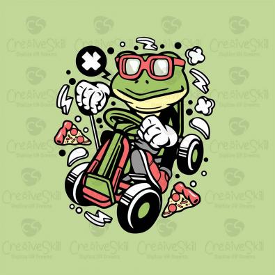 Crazy Frog  Vector art &amp; Graphics  Cre8iveskill