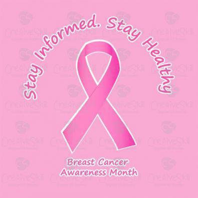 Breast Cancer - Pink Ribbon Vector Art