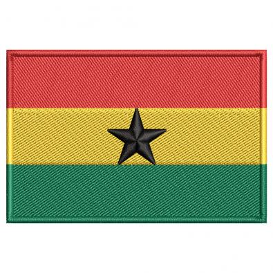 Ghana Flag Embroidery Design | Cre8iveSkill