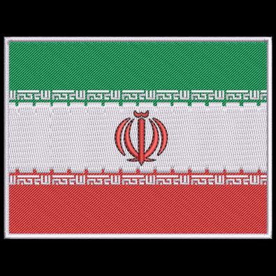 Iran Flag Embroidery Design | Country Flag | Cre8iveSkill