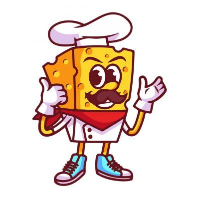 Chef Cheese Vector Graphic Design | Cre8iveSkill