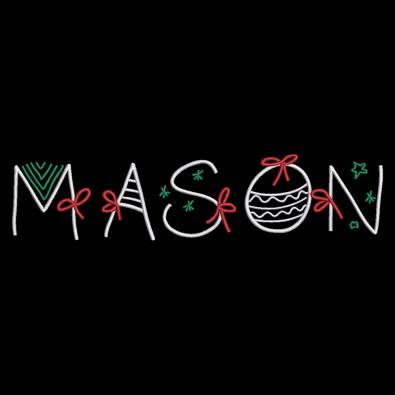 Mason Christmas Ribbon