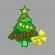 Christmas Tree With Ribbon