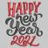 Digitized happy new year 2021