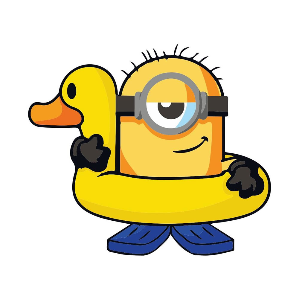Cartoon Ducklings Minions Vector Art Design | Cre8iveSkill