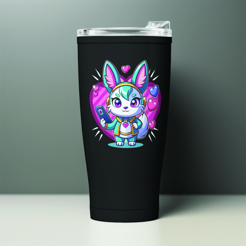 Love Rabbit Valentine's Day Vector Graphics Design | Cre8iveSkill