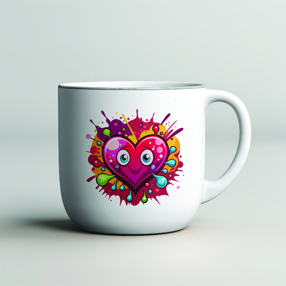 Shop Colorburst Heart Valentine Vector Design | Cre8iveSkill