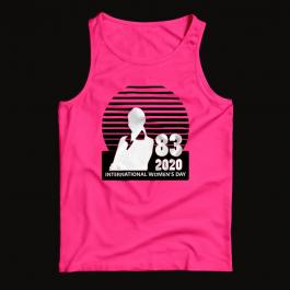 83 Womens Day Sando T-shirt Vector Mock Up