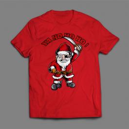 Pirate santa vector t-shirt mock up