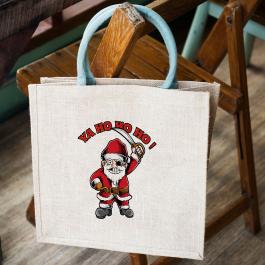 Pirate santa bag vector mock up