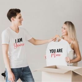 Couple T-shirt Vector Graphic