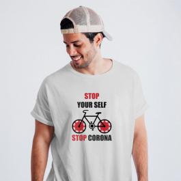 Stop YS Stop Corona Vector T-shirt