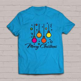 Merry Christmas Lamps vector art