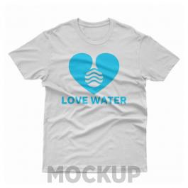Love Water Vector Mock Up