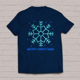 Merry Christmas Snowflakes vector graphics