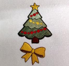 Digitized  Embroidery Christmas Tree