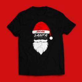 Santa Claus Face vector art T-shirt mock up